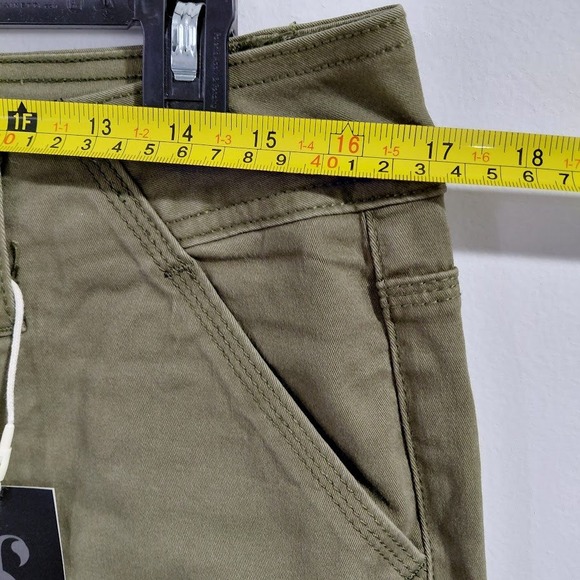 Women's Olive Green Wide-Leg Pants - Picture 13 of 16